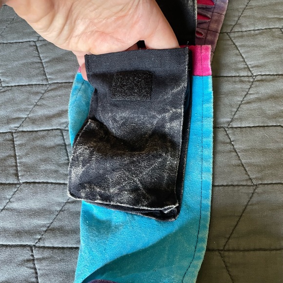 NWT The Collection Royal Hobo Bag, handmade unique bright multicolored zip close - Picture 4 of 10